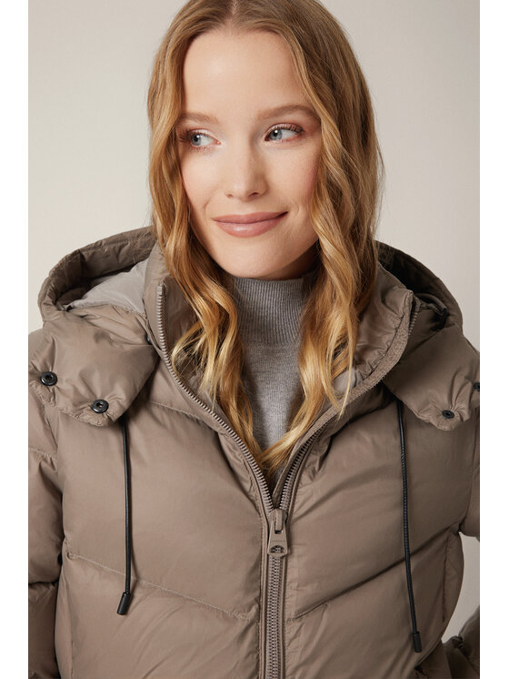 Lancerto Lancerto Kurtka puchowa Makarora KU073225000024 Brązowy Regular Fit