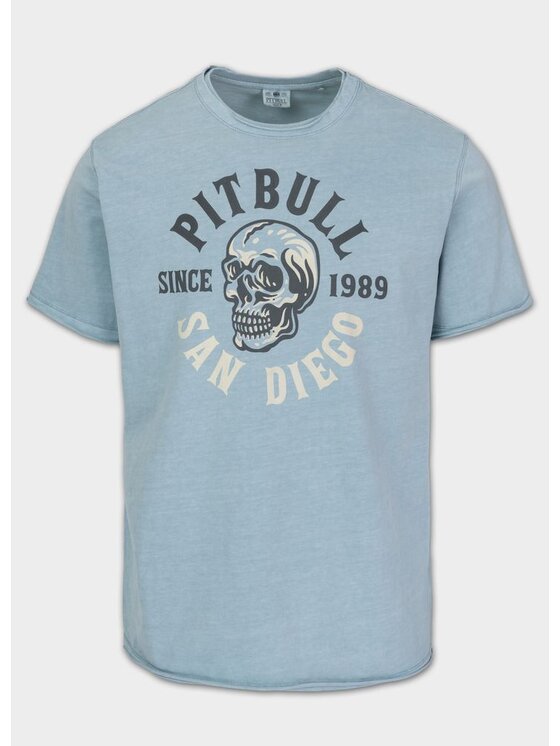 PITBULL PITBULL T-Shirt AUTOMATIC Niebieski jasny Regular Fit