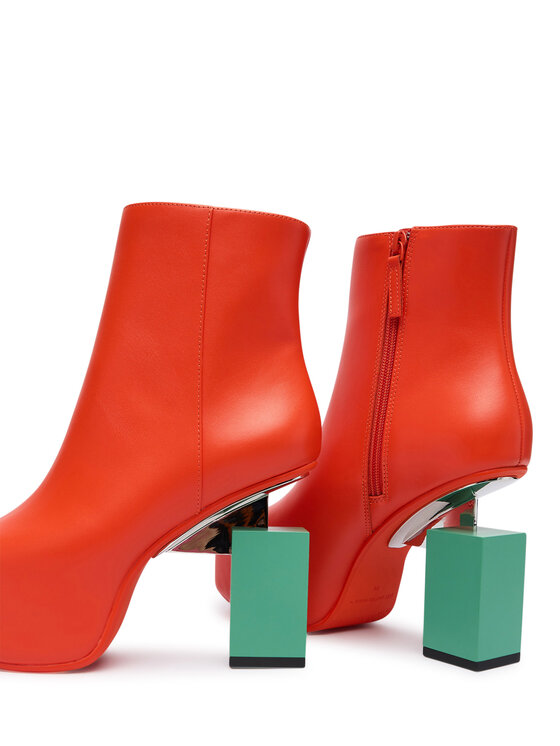 United Nude United Nude Škornji Cubist Bootie 1094383616 Oranžna