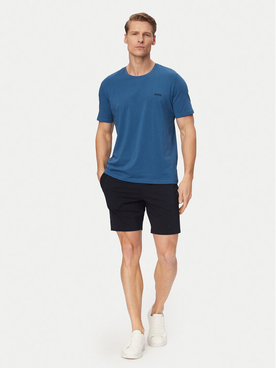 BOSS BOSS T-Shirt Mix&Match 50515312 Modrá Regular Fit