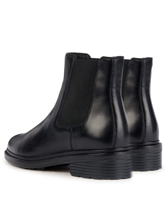 Geox Geox Jātnieku stila puszābaki D Walk Pleasure D36TGE 00043 C9999 Melns