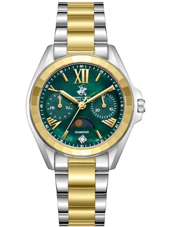 Beverly Hills Polo Club Beverly Hills Polo Club Zegarek BP3763X.270 Zielony