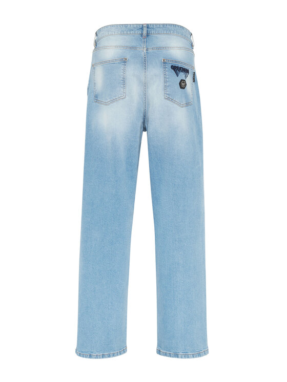 PHILIPP PLEIN PHILIPP PLEIN Jeansy 25901 Niebieski Loose Fit