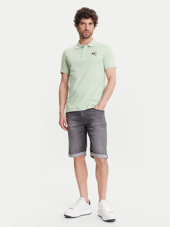 KARL LAGERFELD KARL LAGERFELD Джинсові шорти 265820 552833 Чорний Regular Fit