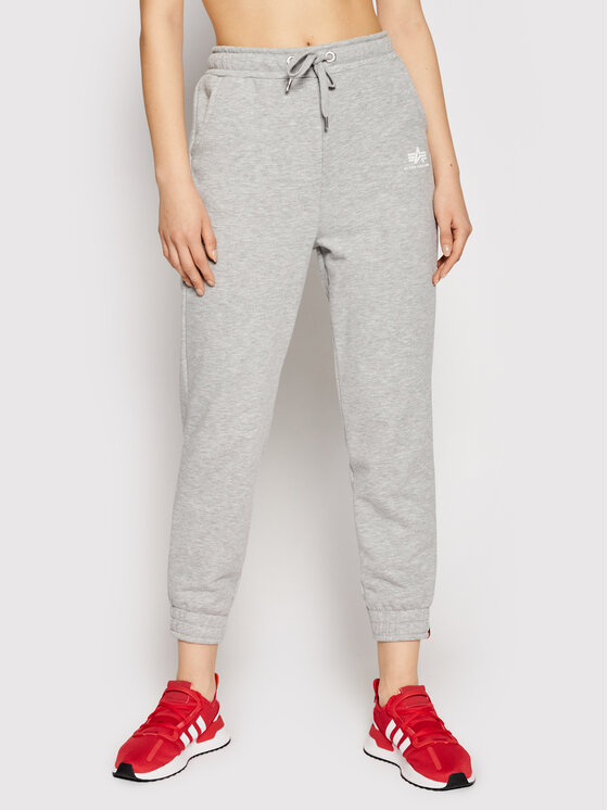 Alpha Industries Spodnji del trenirke Basic 116051 Siva Regular Fit