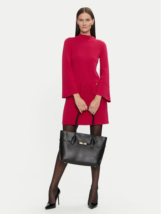 Luisa Spagnoli Luisa Spagnoli Плетена рокля Melodiosa 58421 Розов Regular Fit