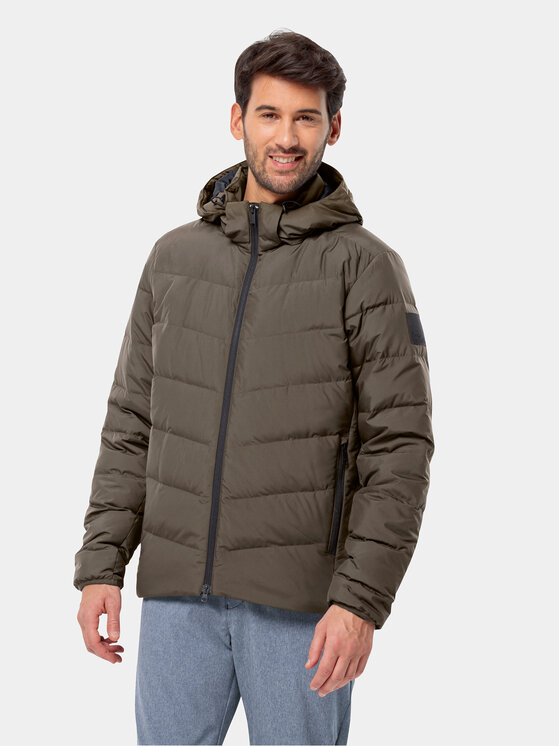 Jack Wolfskin Dūnu jaka Colonius Jkt 1207431 Brūns Regular Fit