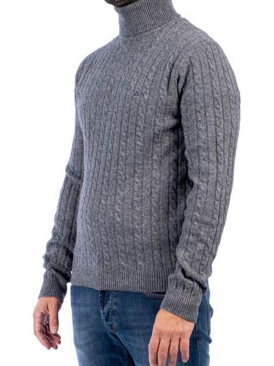 SUN68 SUN68 Maglione q-dav-44985 Grigio Regular Fit
