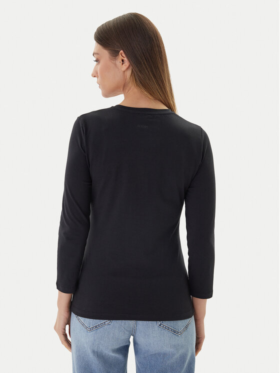 JOOP! JOOP! Bluzka 58 253JE58Tani 30047800 Czarny Regular Fit