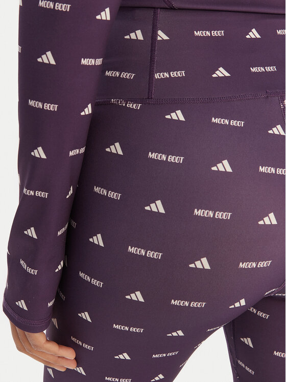 adidas adidas Legginsy Moon Boot JM1102 Fioletowy Slim Fit