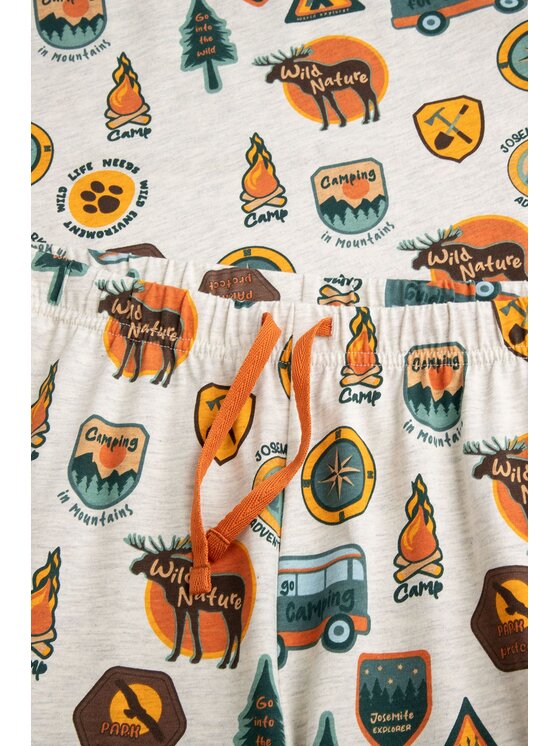 Coccodrillo Coccodrillo Pyžamo ZC6448108PJS-022 Farebná Regular Fit