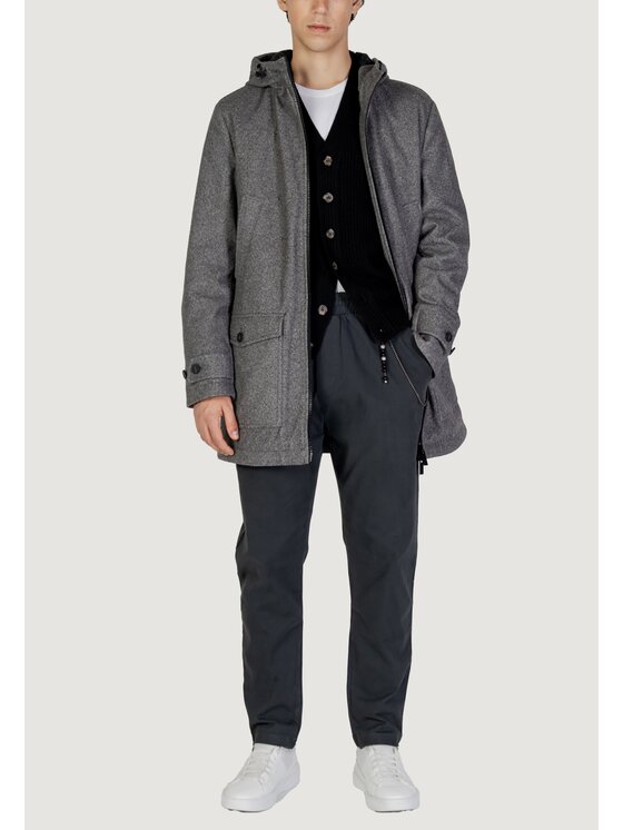 HAMAKI-HO HAMAKI-HO Cappotto GBI1577H Grigio Regular Fit