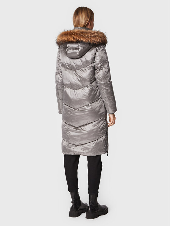 Giubbotto piumino 8870C Argento Regular Fit