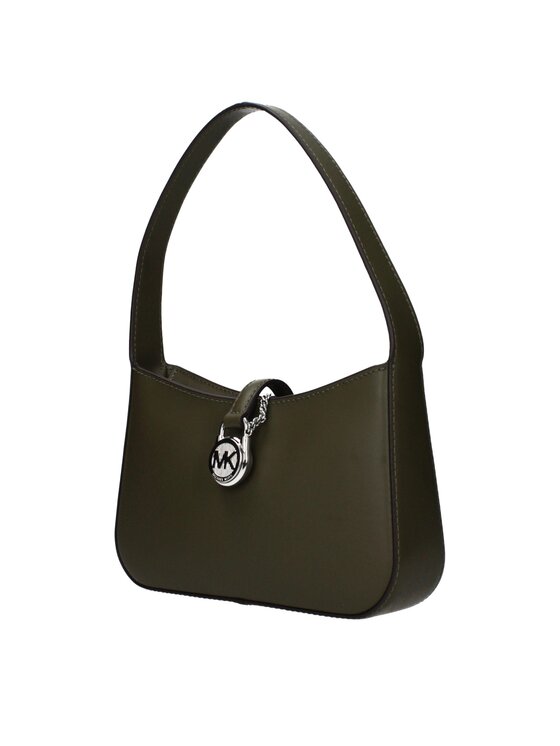 Michael Kors Michael Kors Torebka Green Leather Hand Zielony