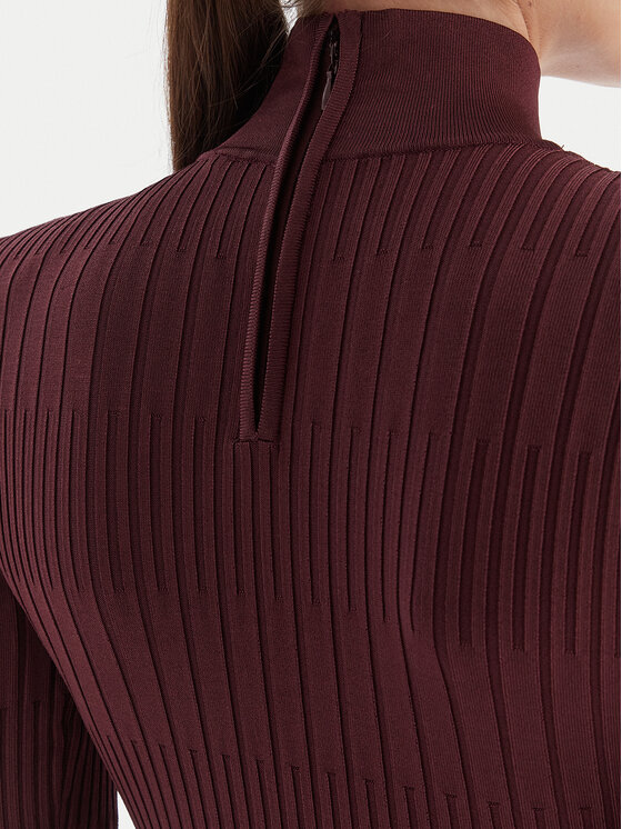 Marciano Guess Marciano Guess Vestito di maglia 5BGK52 5881Z Bordeaux Slim Fit