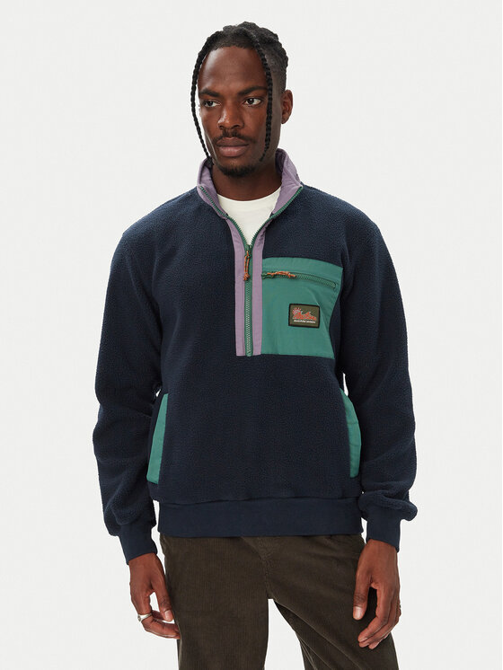 Billabong Billabong Флісовий реглан EBYPF03000 Темно-зелений Regular Fit