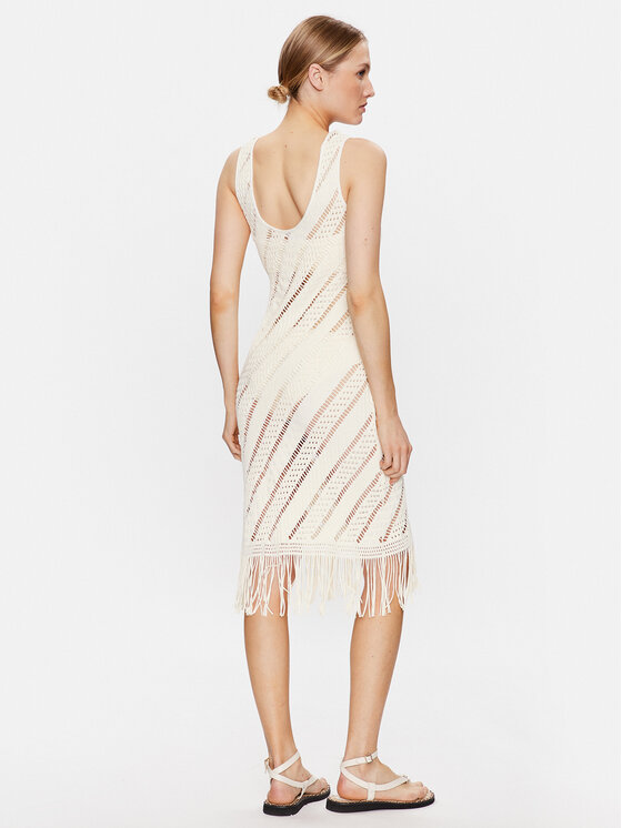 Seafolly Seafolly Strandkleid Marrakesh 54848-CU Écru Slim Fit