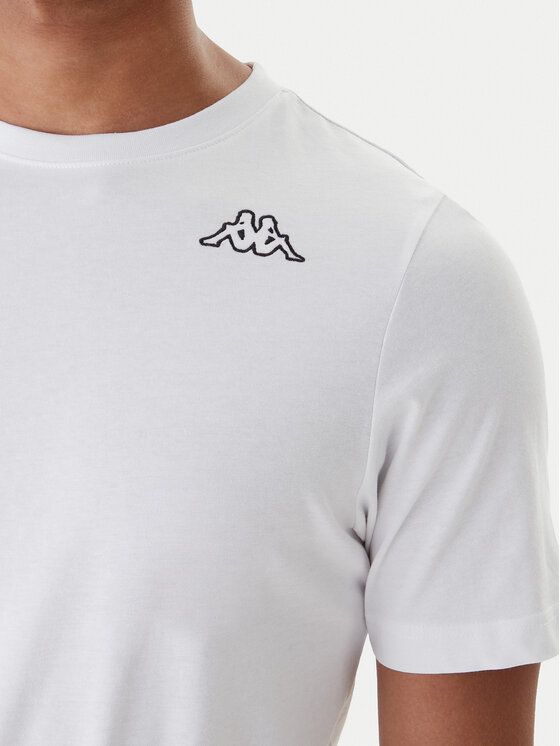 Kappa Kappa Комплект 5 тишърти Logo Myrto 322563W Бял Regular Fit
