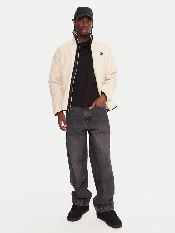 DC Shoes DC Shoes Fleecová mikina Vault EDYFT03552 Béžová Regular Fit