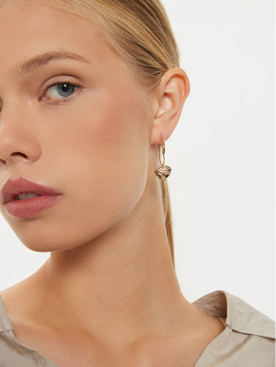 Guess Guess Naušnice JUBE04 505JW Zlatna