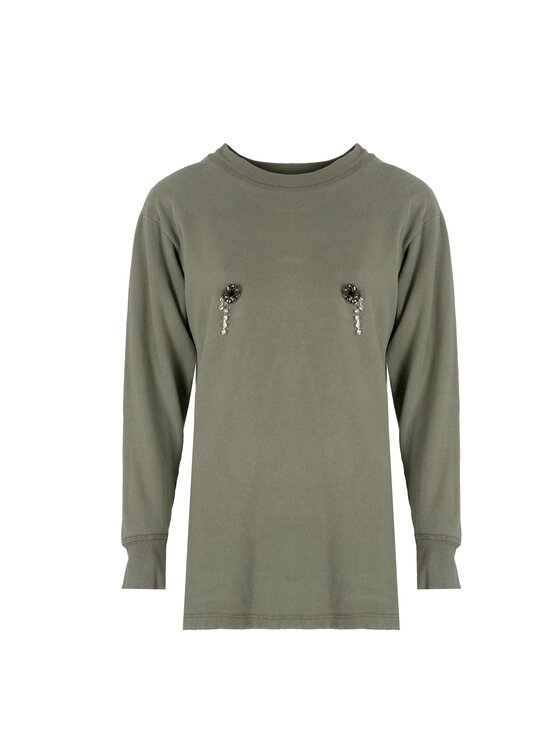 PINKO PINKO Μπλούζα 1S100B Y7QQ Πράσινο Oversize
