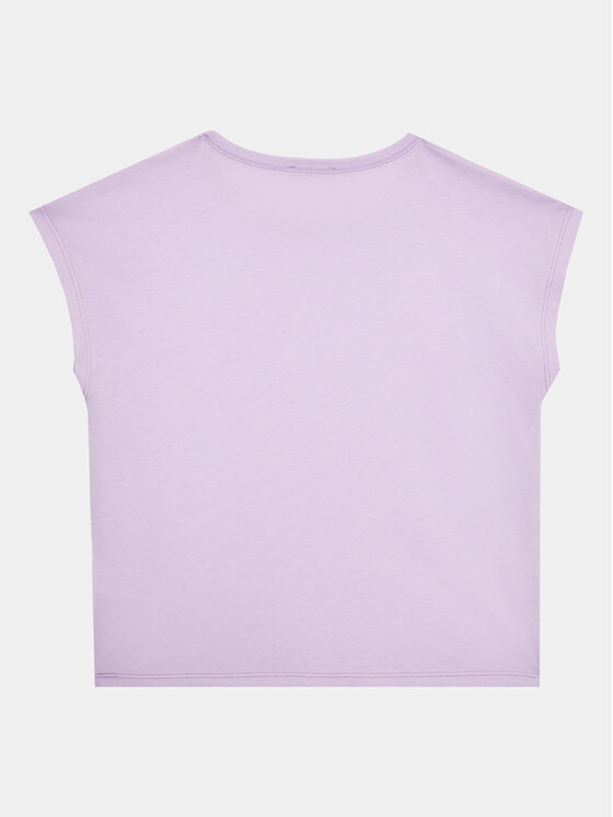 United Colors Of Benetton United Colors Of Benetton Majica 3I1XC10C0 Vijolična Regular Fit