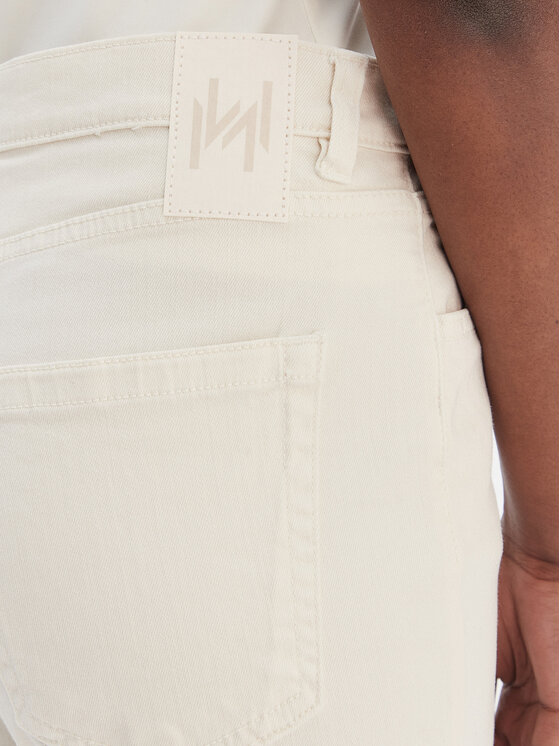 Marella Marella Džínsy Solista 2613131065 Écru Straight Fit