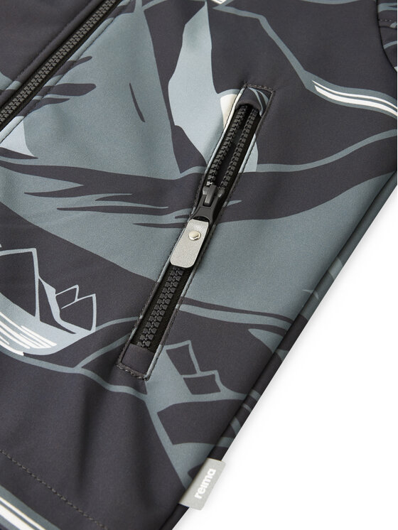 Reima Reima Яке softshell Aitoo 5100139B Черен Regular Fit
