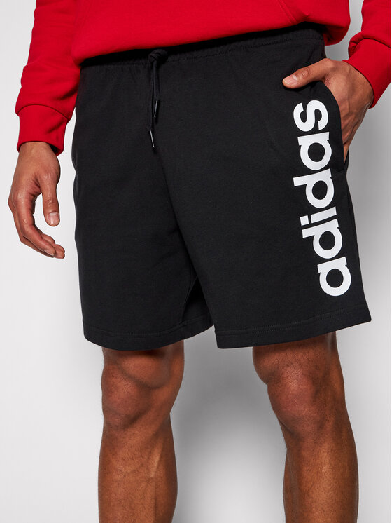 adidas Športové kraťasy M Lin Sj Sho GK9604 Čierna Regular Fit • Modivo.sk