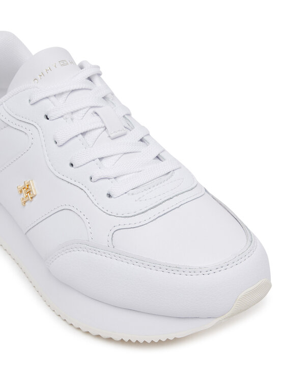 Tommy Hilfiger Tommy Hilfiger Sneakersy Runner FW0FW08696 Biela