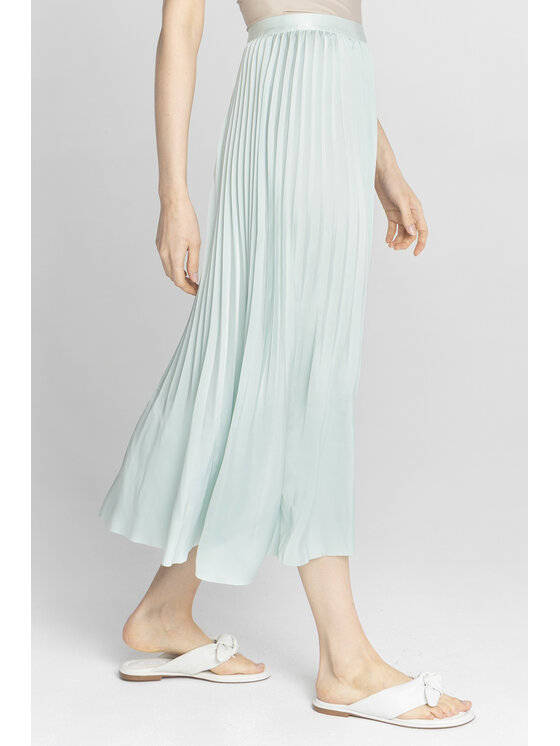 Deni Cler Milano Deni Cler Milano Spódnica midi T-DC-7013-F2-40-43-1 Zielony Regular Fit