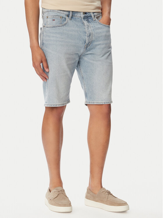 Tommy Jeans Pantaloni scurți de blugi Otis DM0DM23379 Albastru deschis Regular Fit