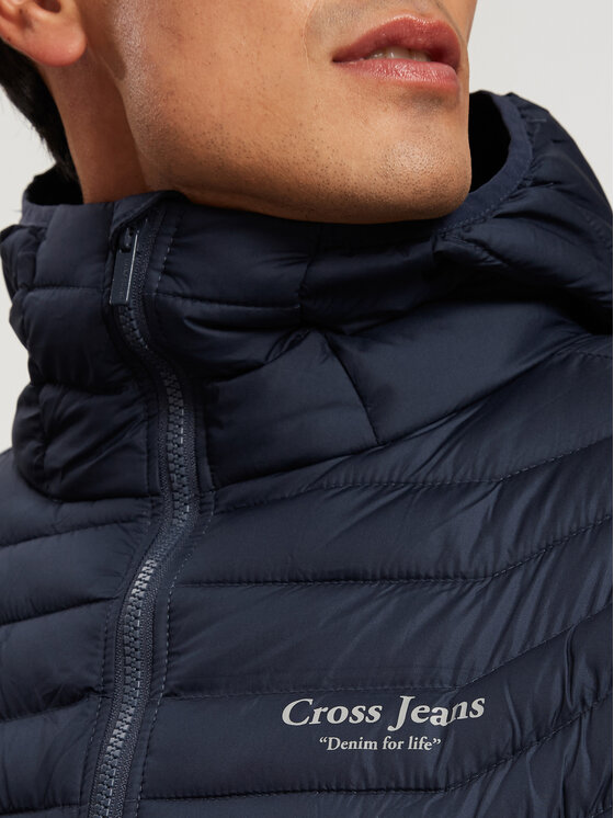 Cross Jeans Cross Jeans Kurtka przejściowa 40287-001 Granatowy Regular Fit
