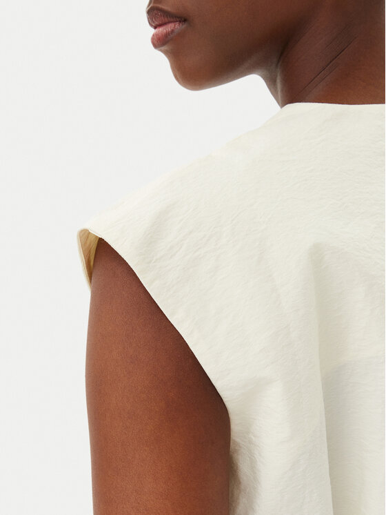 Marella Marella Majica Bronzo 2513161072200 Écru Slim Fit