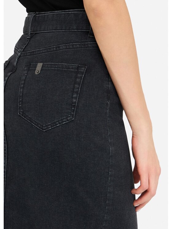 Liu Jo Liu Jo Gonna di jeans UF5094D464687470 Grigio Regular Fit