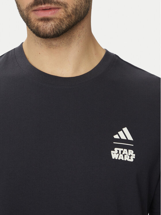 adidas adidas Tricou Star Wars The Mandalorian™ JI5716 Gri Regular Fit