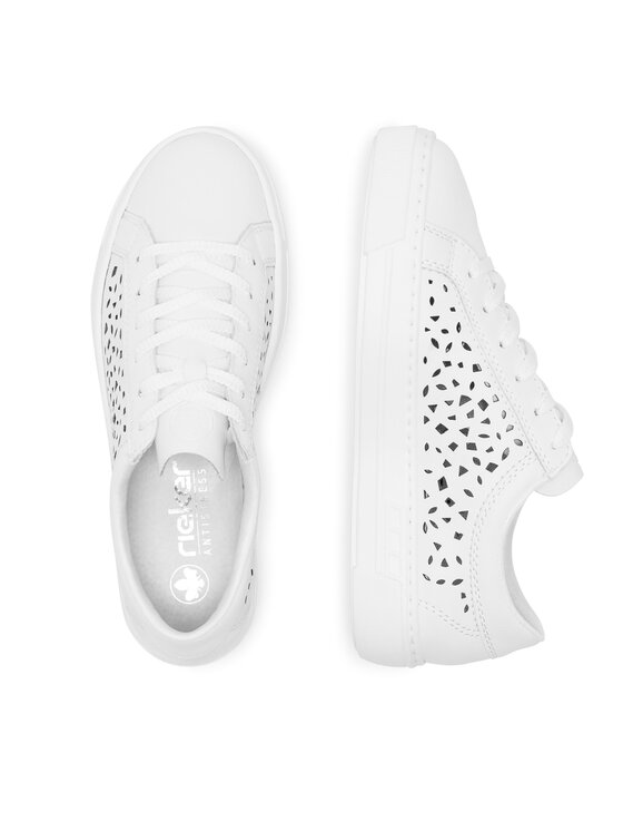 Rieker Rieker Sneakersy L8831-80 Biały