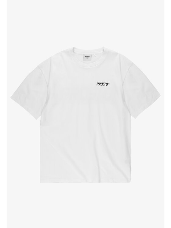 PROSTO. PROSTO. T-Shirt Wear The Street Biały Oversize