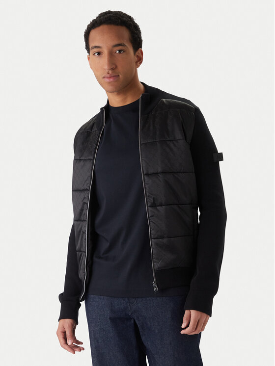 JOOP! JOOP! Bunda pro přechodné období Hannoro 30047369 Černá Modern Fit
