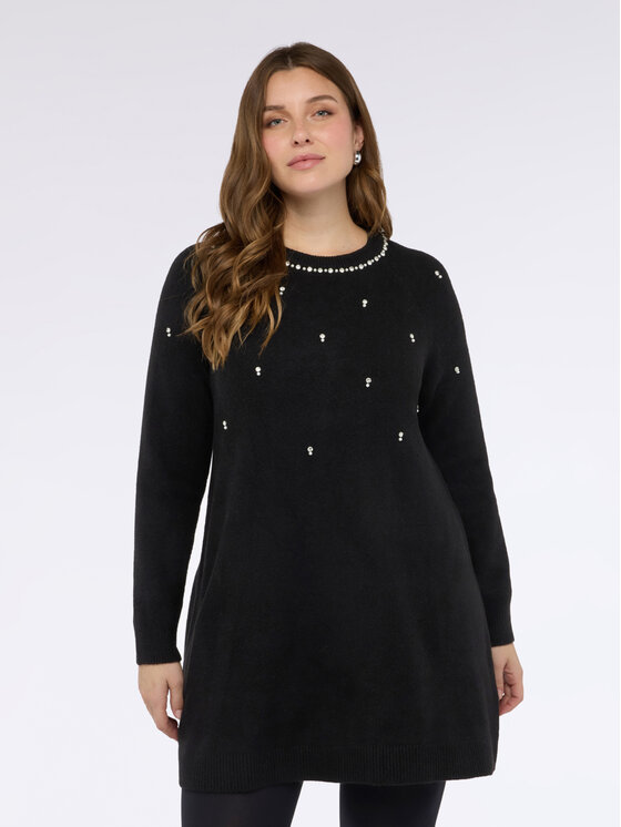 Fiorella Rubino Fiorella Rubino Maglione M090L008363N033 Nero Regular Fit