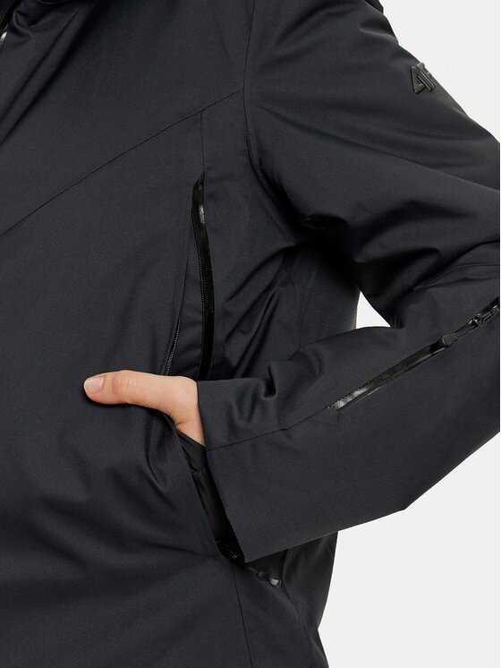 4F 4F Skijacke 4FWAW24TTJAF582 Schwarz Regular Fit