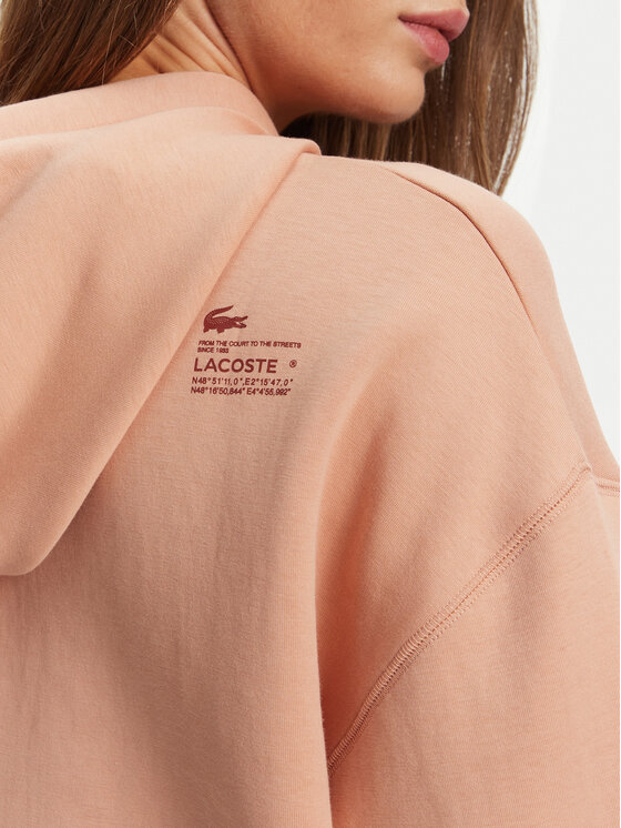 Lacoste Lacoste Bluză SF0281 Portocaliu Loose Fit