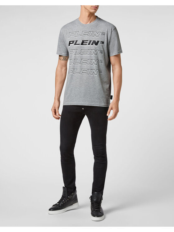 PHILIPP PLEIN PHILIPP PLEIN T-shirt 6275 Grigio Regular Fit