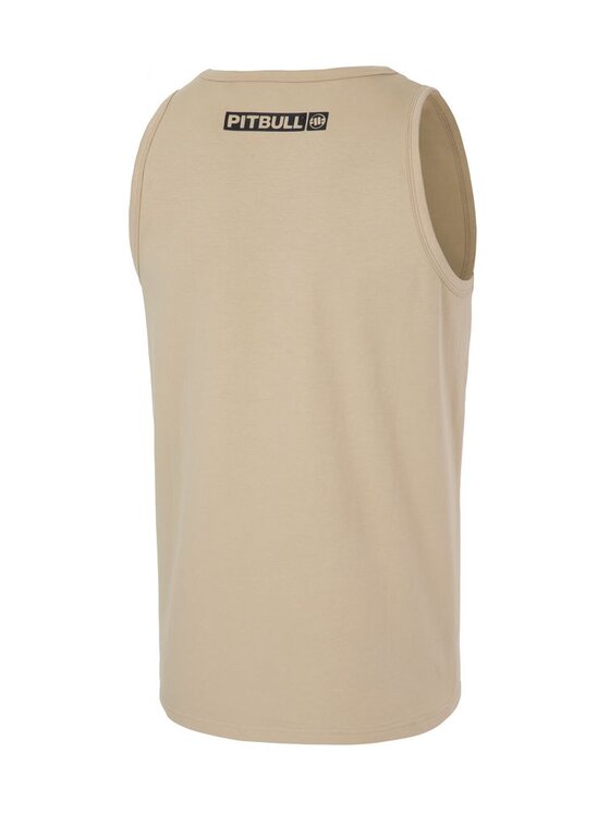PITBULL PITBULL Tank top Tank Beżowy Regular Fit