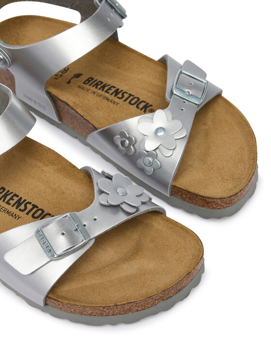 Birkenstock Birkenstock Sandali Rio As Flowers 1031702 D Srebrna