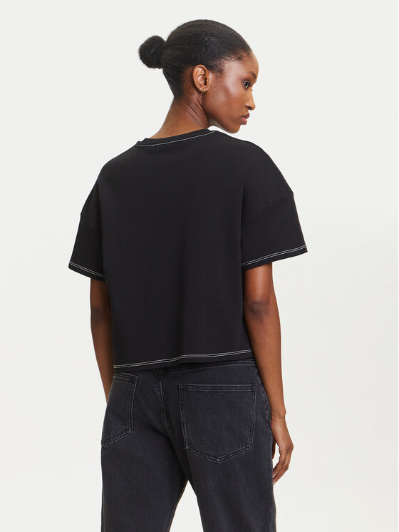 KARL LAGERFELD KARL LAGERFELD Тишърт A3W17019 Черен Boxy Fit