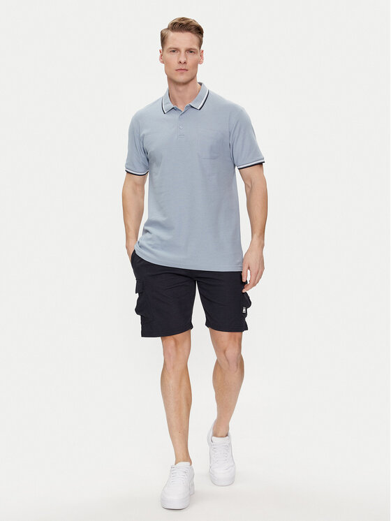 Brave Soul Brave Soul Sportske kratke hlače MSRT-516FALCO Tamnoplava Slim Fit