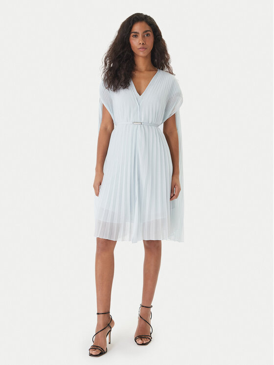 BOSS BOSS Abito da cocktail Doplisse 50558254 Celeste Relaxed Fit