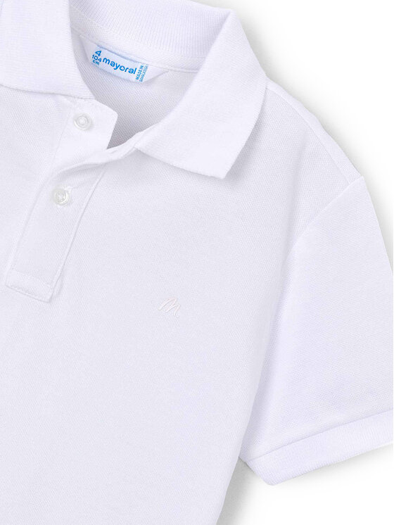 Mayoral Mayoral Polo 150 Λευκό Regular Fit