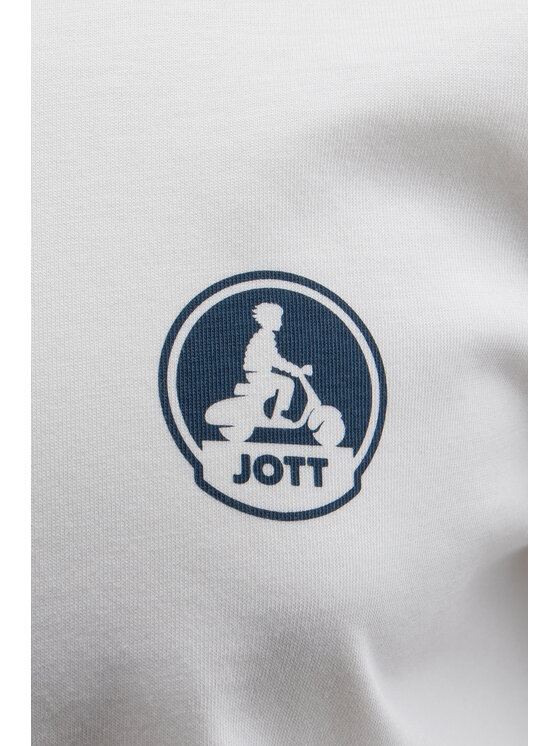 Jott Jott T-Shirt Pietro Logo Biały Regular Fit